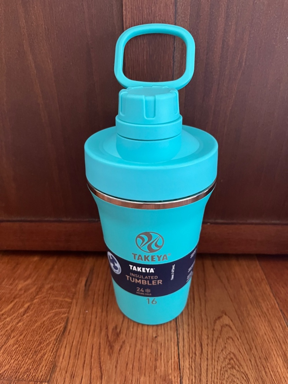 Takeya Turquoise Insulated Travel Tumbler - 16 oz